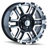 ION Type 179 18x9 / 5x139.7 BP / 12mm Offset / 108mm Hub Black/Machined Wheel