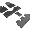 3D MAXpider 14-19 Toyota Highlander w/ Bucket 2nd Row Kagu Floormat Set (R1, R2, R3) - Black