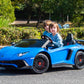 24V Lamborghini Aventador 2 Seater Ride On Car for Kids: Advanced Brushless Motor & Differential for High-Octane Fun