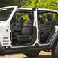 Rugged Ridge Fortis Front Tube Doors with Mirrors 18-23 Jeep Wrangler JL/JT