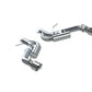 MBRP 16-19 Chevrolet Camaro SS Dual Rear Exit Axle Back w/ 4.5in OD Tips - T409 (Non NPP Models)