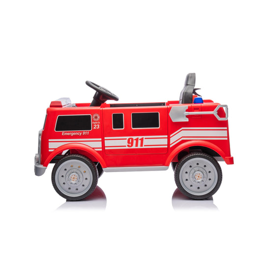 Freddo 12V Firetruck 1 Seater Ride on