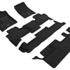 3D Maxpider 15-20 Chevrolet Tahoe With Bench 2nd Row Elegant 1st 2nd 3rd Row - Floor Mat Set (Black)